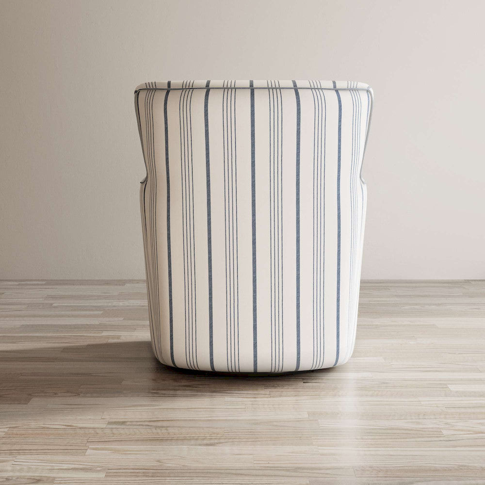 Jofran - Blakely Blue Stripe Contemporary Swivel Accent Chair - BLAKELY-SW-BSTRP view 9
