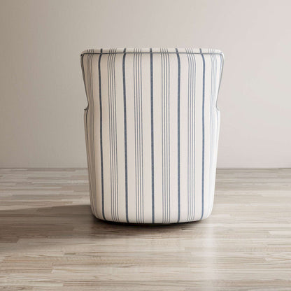 Jofran - Blakely Blue Stripe Contemporary Swivel Accent Chair - BLAKELY-SW-BSTRP view 9