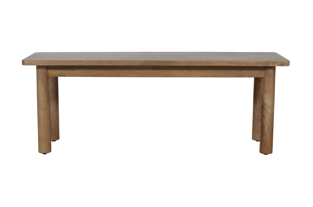 Jofran - Bodhi 50in Rustic Solid Wood Dining Bench, Golden - 2271-BODHIBNG view 1