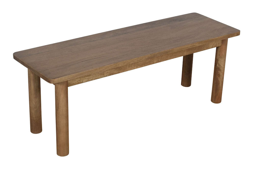 Jofran - Bodhi 50in Rustic Solid Wood Dining Bench, Golden - 2271-BODHIBNG view 3
