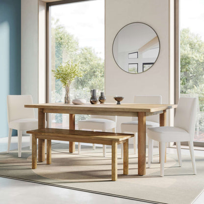 Jofran - Bodhi 50in Rustic Solid Wood Dining Bench, Golden - 2271-BODHIBNG view 4