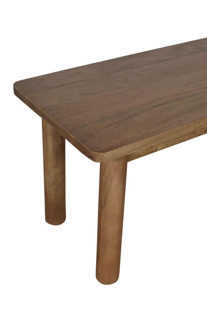 Jofran - Bodhi 50in Rustic Solid Wood Dining Bench, Golden - 2271-BODHIBNG view 5