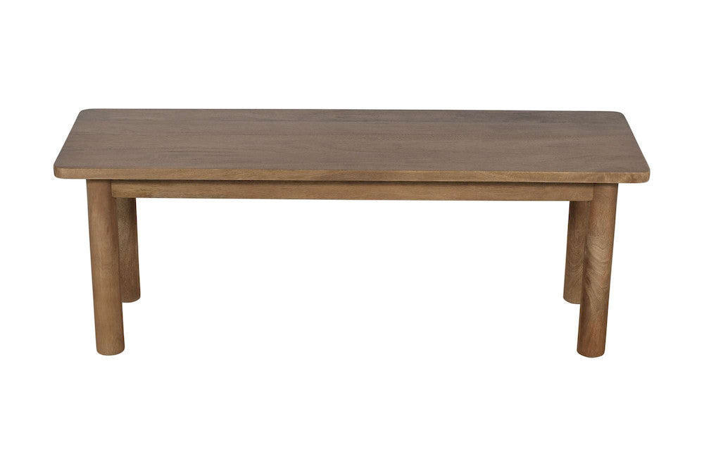 Jofran - Bodhi 50in Rustic Solid Wood Dining Bench, Golden - 2271-BODHIBNG view 7