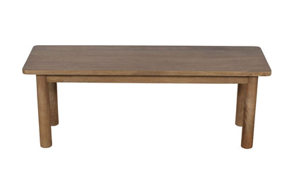 Jofran - Bodhi 50in Rustic Solid Wood Dining Bench, Golden - 2271-BODHIBNG view 7