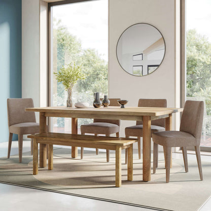 Jofran - Bodhi 70in Rustic Solid Wood Dining Table, Golden - 2271-BODHIDTG view 10