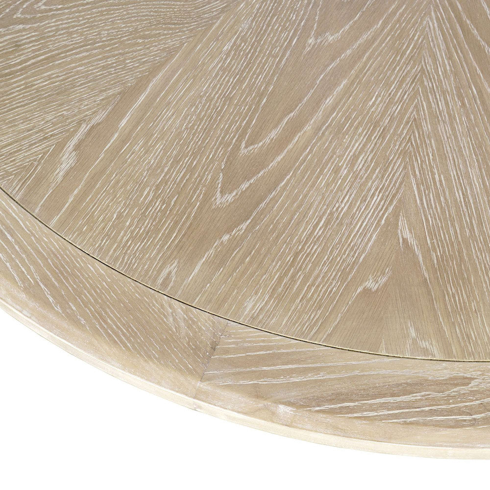 Jofran - Bonn Mid-Century Modern 50in Round Pedestal Dining Table in Linen - 2271-BONN50WSHTBKT view 4