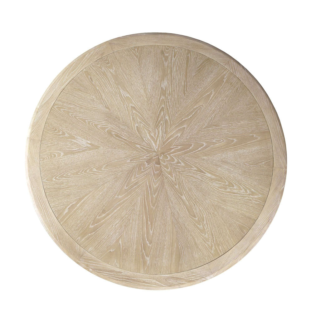 Jofran - Bonn Mid-Century Modern 50in Round Pedestal Dining Table in Linen - 2271-BONN50WSHTBKT view 6