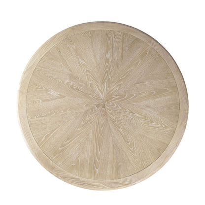 Jofran - Bonn Mid-Century Modern 50in Round Pedestal Dining Table in Linen - 2271-BONN50WSHTBKT view 6