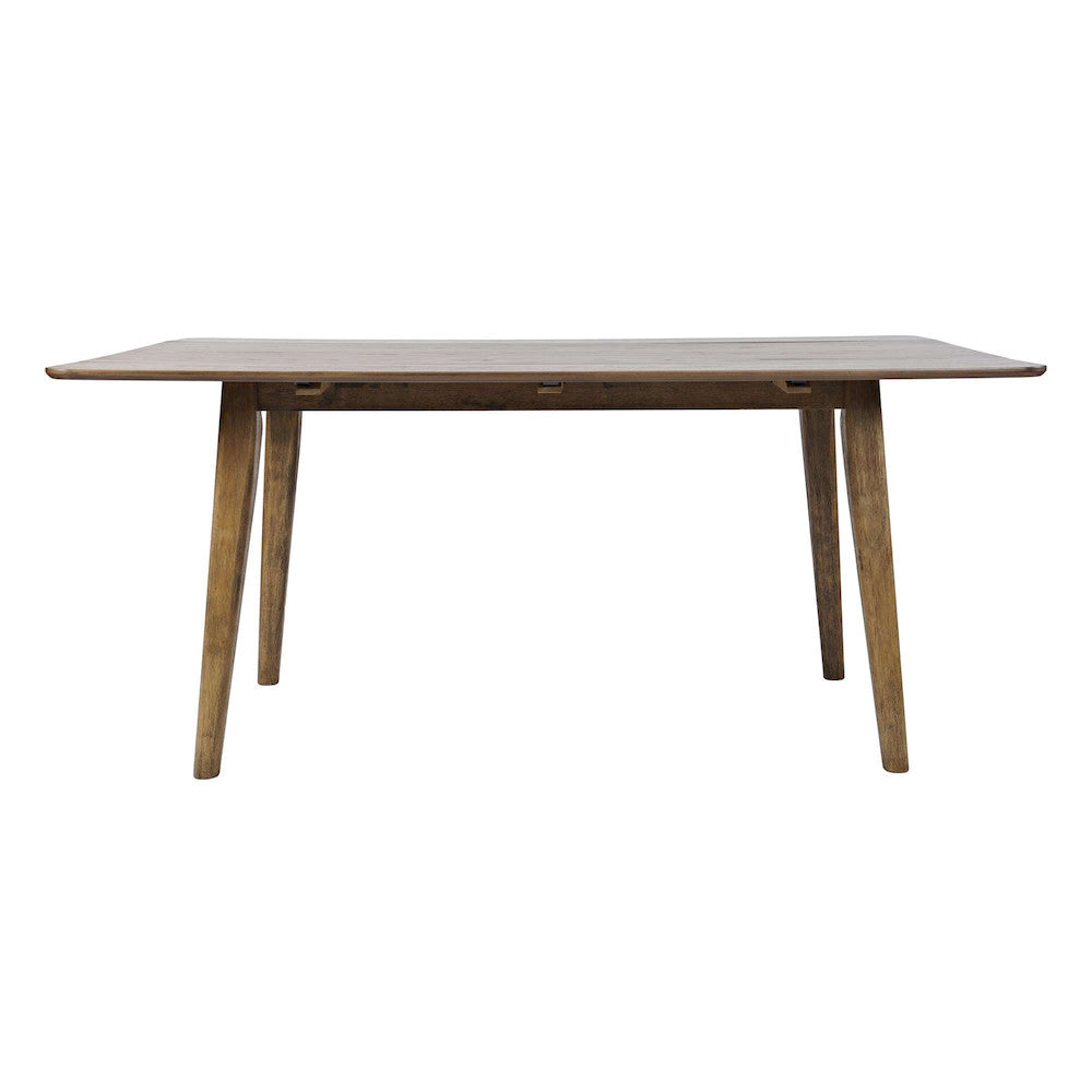 Jofran - Bowie 66in Harvest Mid-Century Modern Drop-Leaf Dining Table in Chestnut - 2421-BOWIECHS view 1