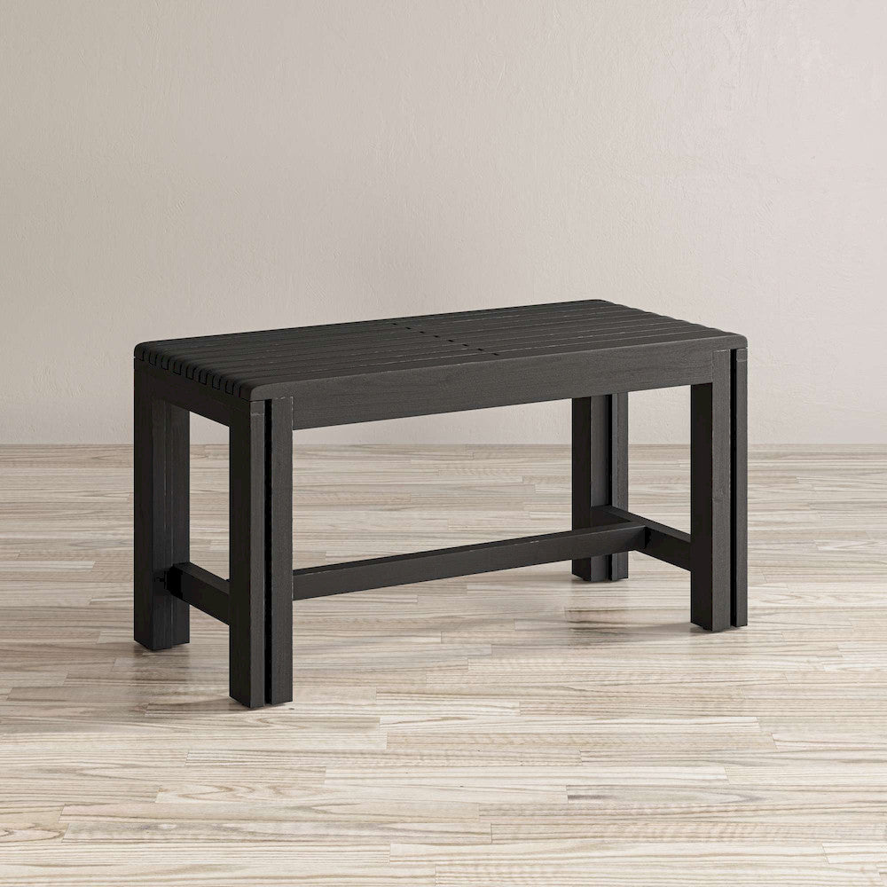 Jofran - Bradford Extendable Solid Mango Hardwood Bench - Grey - 1730-191G view 3