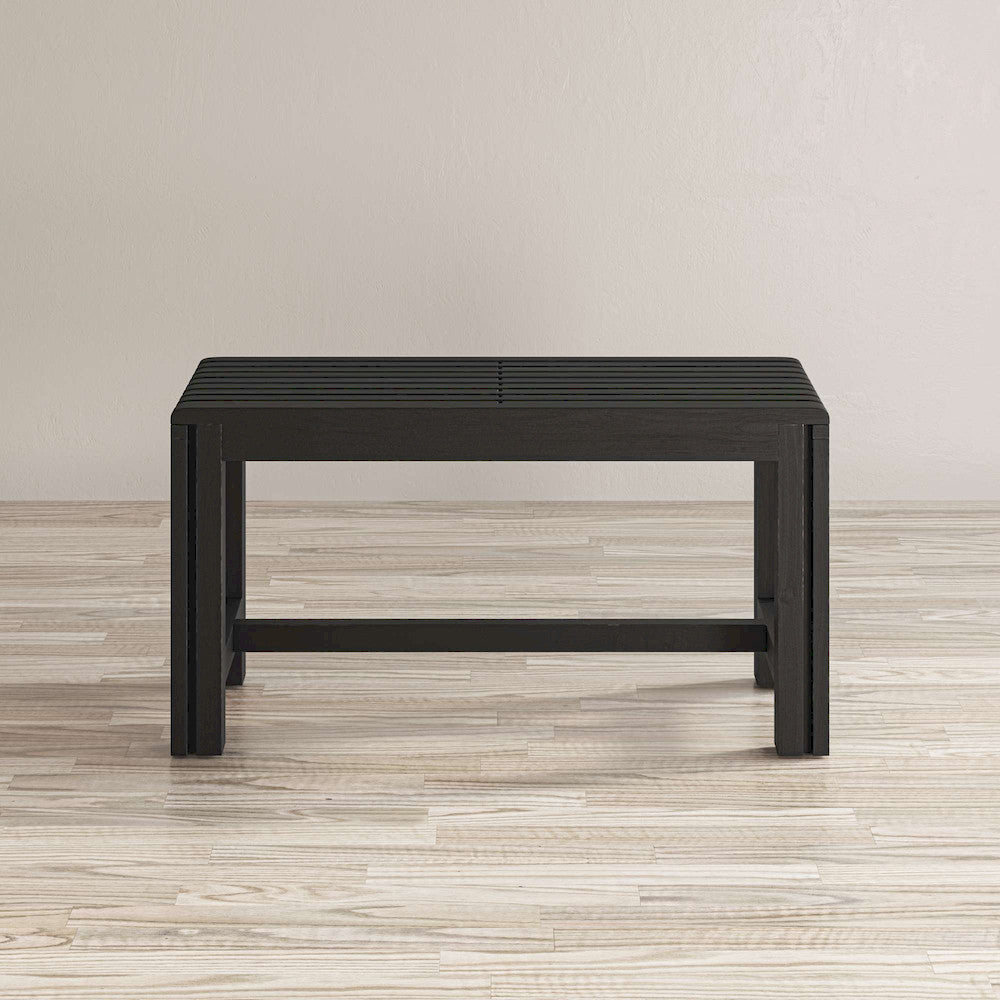 Jofran - Bradford Extendable Solid Mango Hardwood Bench - Grey - 1730-191G view 4