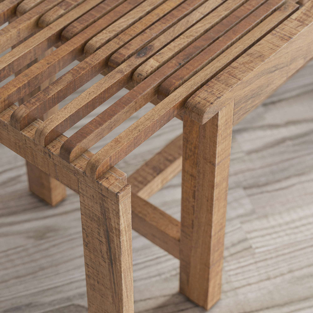 Jofran - Bradford Extendable Solid Mango Hardwood Bench - Natural - 1730-191B view 7