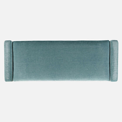 Jofran - Braun 48in Contemporary Upholstered Modern Bedroom Hallway Storage Bench in Blue - BRAUN-BN-BLU view 11