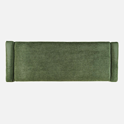 Jofran - Braun 48in Contemporary Upholstered Modern Bedroom Hallway Storage Bench in Forest - BRAUN-BN-FOR view 10