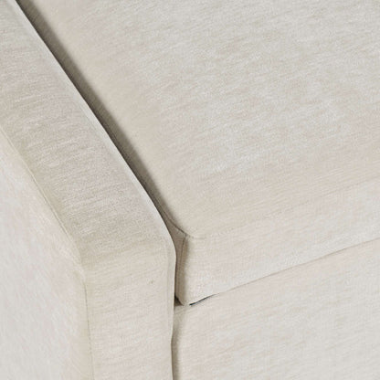 Jofran - Braun 48in Contemporary Upholstered Modern Bedroom Hallway Storage Bench in Natural - BRAUN-BN-NAT view 8