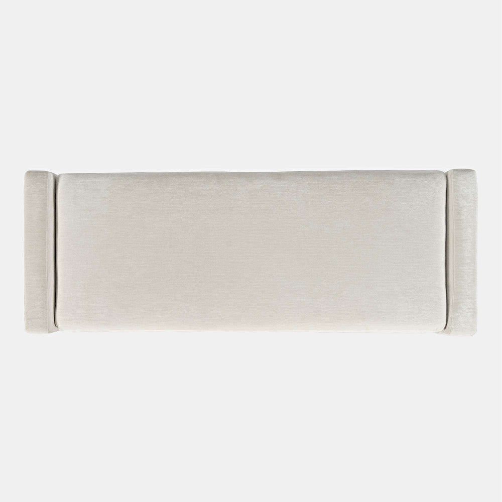 Jofran - Braun 48in Contemporary Upholstered Modern Bedroom Hallway Storage Bench in Natural - BRAUN-BN-NAT view 11