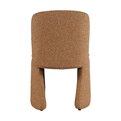 Jofran - Breck Mid-Century Modern Curved Upholstered Dining Chair - Set of 2 - 2381-BRECKCHBRK view 3