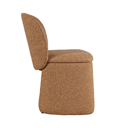 Jofran - Breck Mid-Century Modern Curved Upholstered Dining Chair - Set of 2 - 2381-BRECKCHBRK view 6