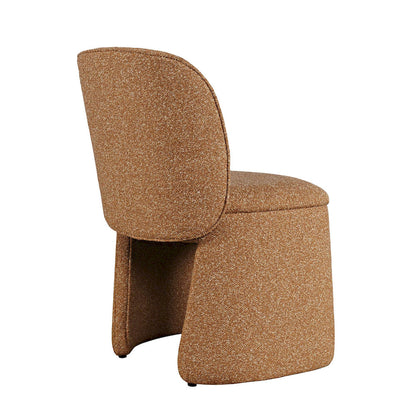 Jofran - Breck Mid-Century Modern Curved Upholstered Dining Chair - Set of 2 - 2381-BRECKCHBRK view 7