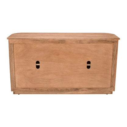 Jofran - Breck Solid Wood 60in Mid-Century Modern Curved Sideboard Bar Storage Cabinet - 2381-60 view 4