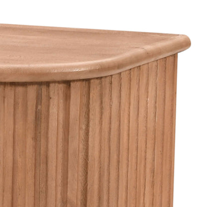 Jofran - Breck Solid Wood 60in Mid-Century Modern Curved Sideboard Bar Storage Cabinet - 2381-60 view 8