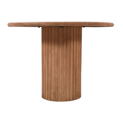 Jofran - Breck Solid Wood 84in Mid-Century Modern Fluted Double Pedestal Dining Table - 2381-84TBKT view 5