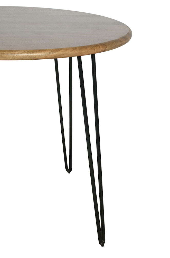 Jofran - Brennan 42in Round Modern Contemporary Solid Wood Counter Height Dining Table, Golden - 2271-BRENNANCTG view 5