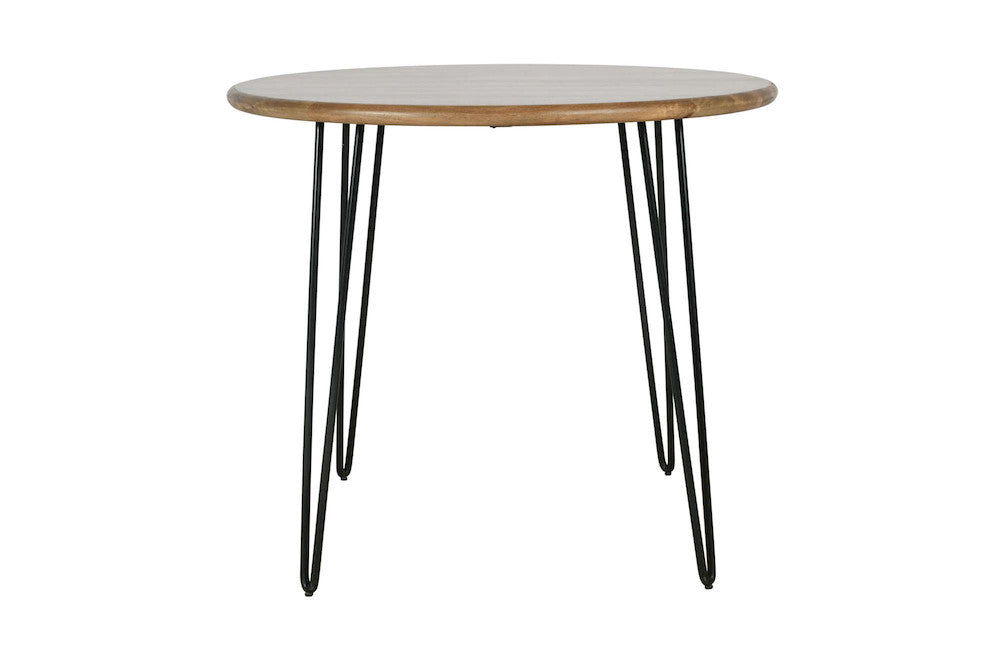 Jofran - Brennan 42in Round Modern Contemporary Solid Wood Dining Table, Golden - 2271-BRENNANDTG view 1