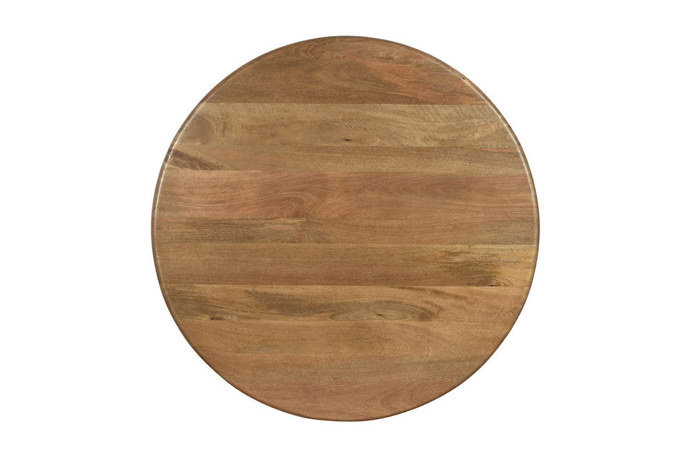 Jofran - Brennan 42in Round Modern Contemporary Solid Wood Dining Table, Golden - 2271-BRENNANDTG view 5