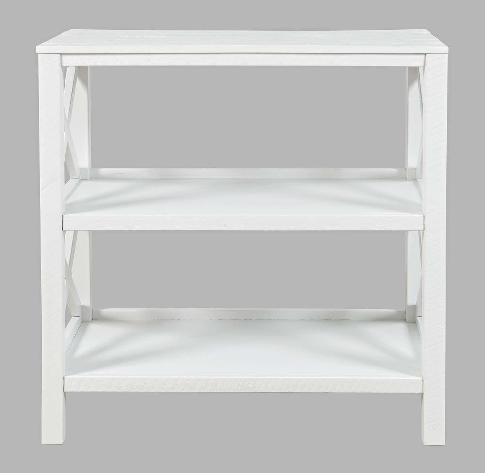 Jofran - Bridgehampton X-Side Bookcase - White - 1730-9220 view 1