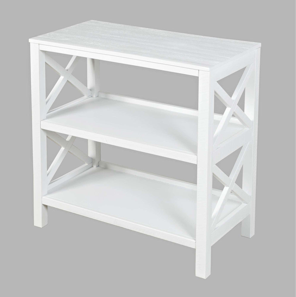 Jofran - Bridgehampton X-Side Bookcase - White - 1730-9220 view 2