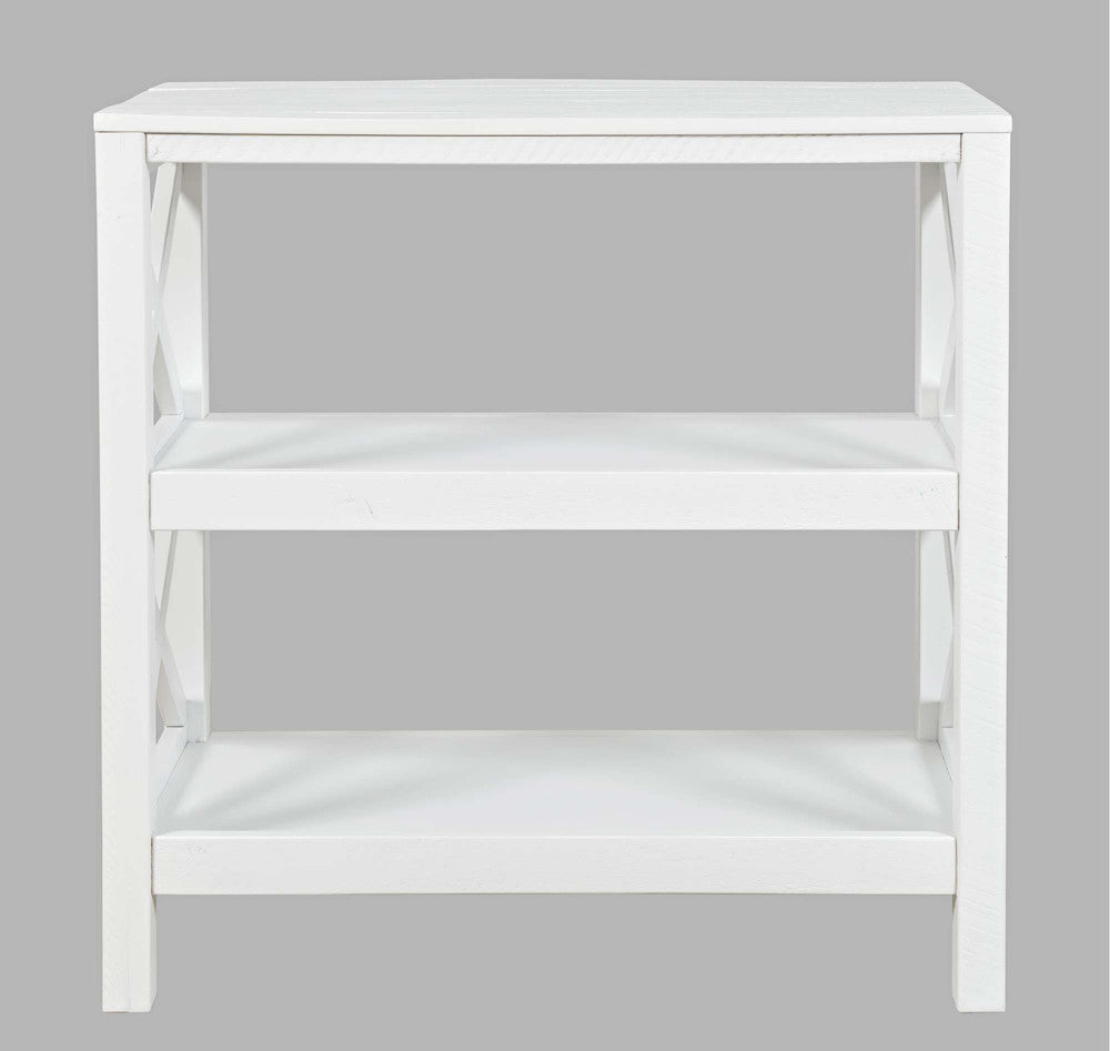 Jofran - Bridgehampton X-Side Bookcase - White - 1730-9220 view 4
