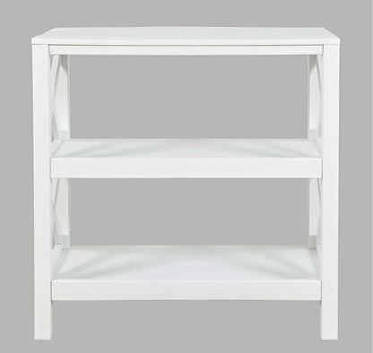 Jofran - Bridgehampton X-Side Bookcase - White - 1730-9220 view 4