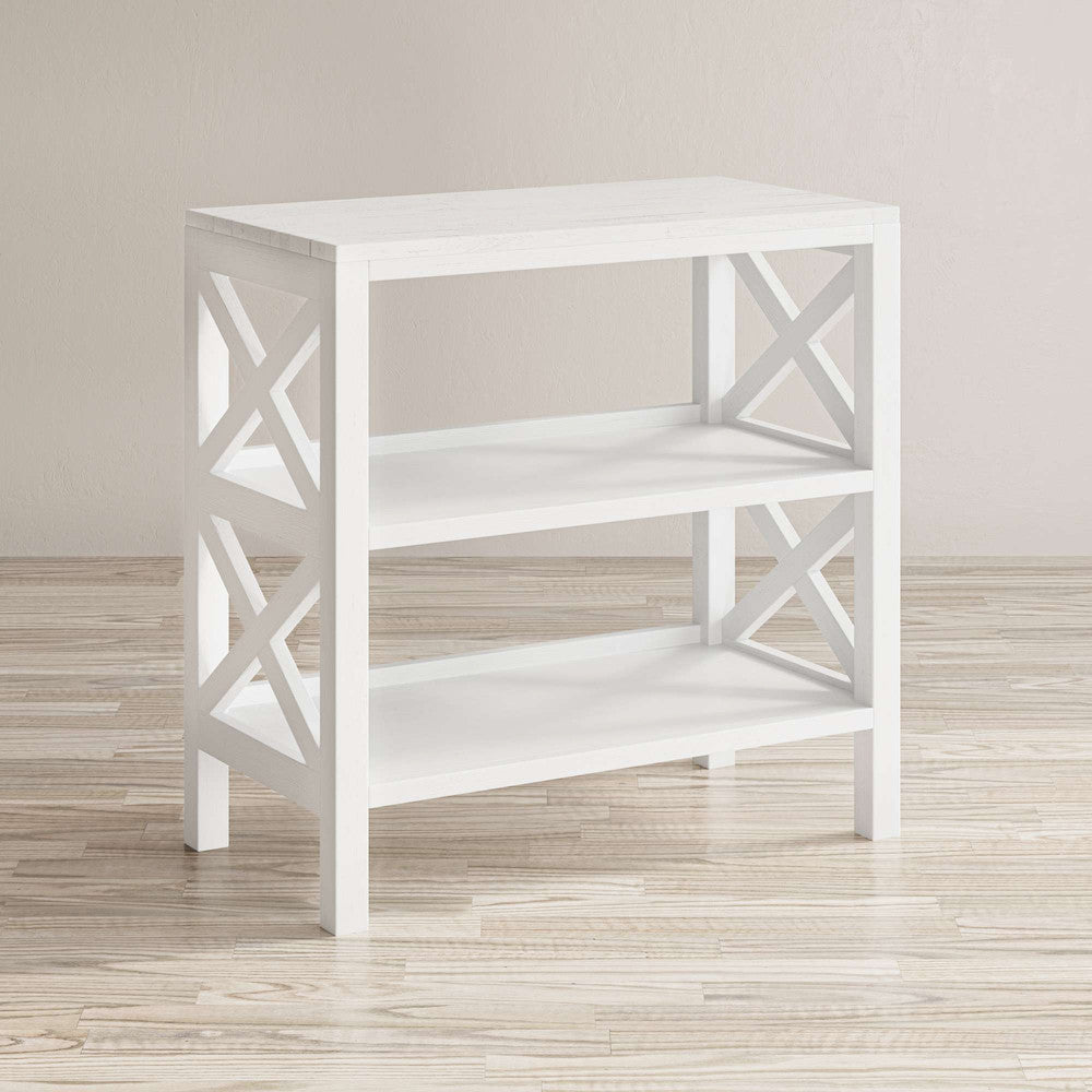 Jofran - Bridgehampton X-Side Bookcase - White - 1730-9220 view 6