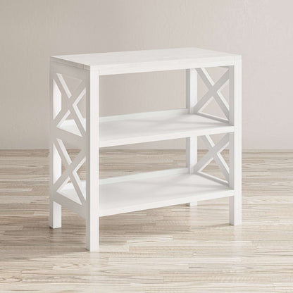 Jofran - Bridgehampton X-Side Bookcase - White - 1730-9220 view 6