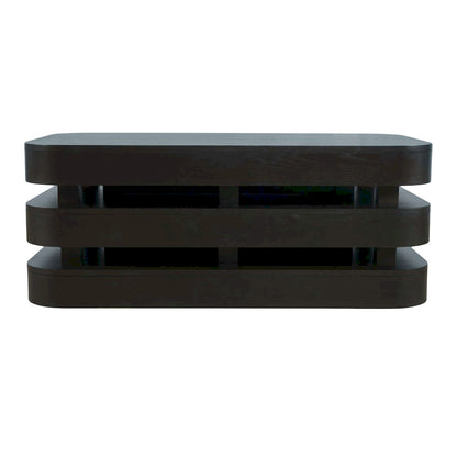 Jofran - Brix Mid-Century Modern Floating Sculpture Layered Coffee Table with Caster Wheels - 2370-1ESP view 1