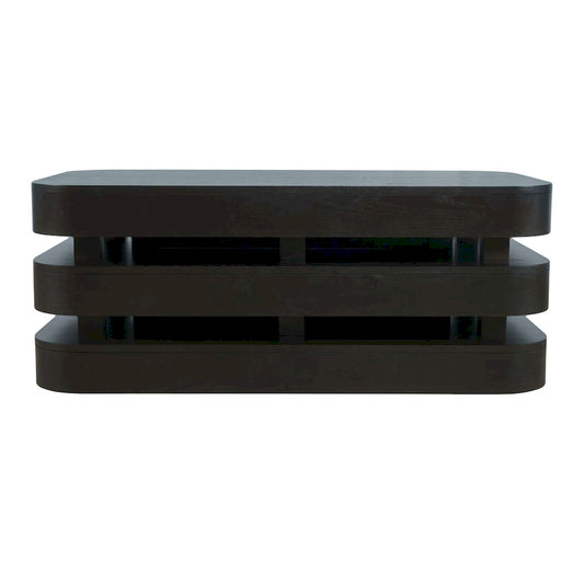 Jofran - Brix Mid-Century Modern Floating Sculpture Layered Coffee Table with Caster Wheels - 2370-1ESP view 1