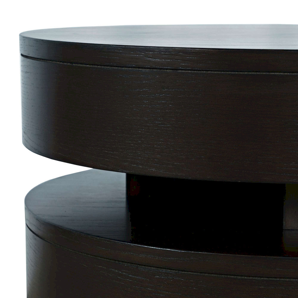Jofran - Brix Mid-Century Modern Floating Sculpture Layered Round End Table - 2370-6ESP view 7