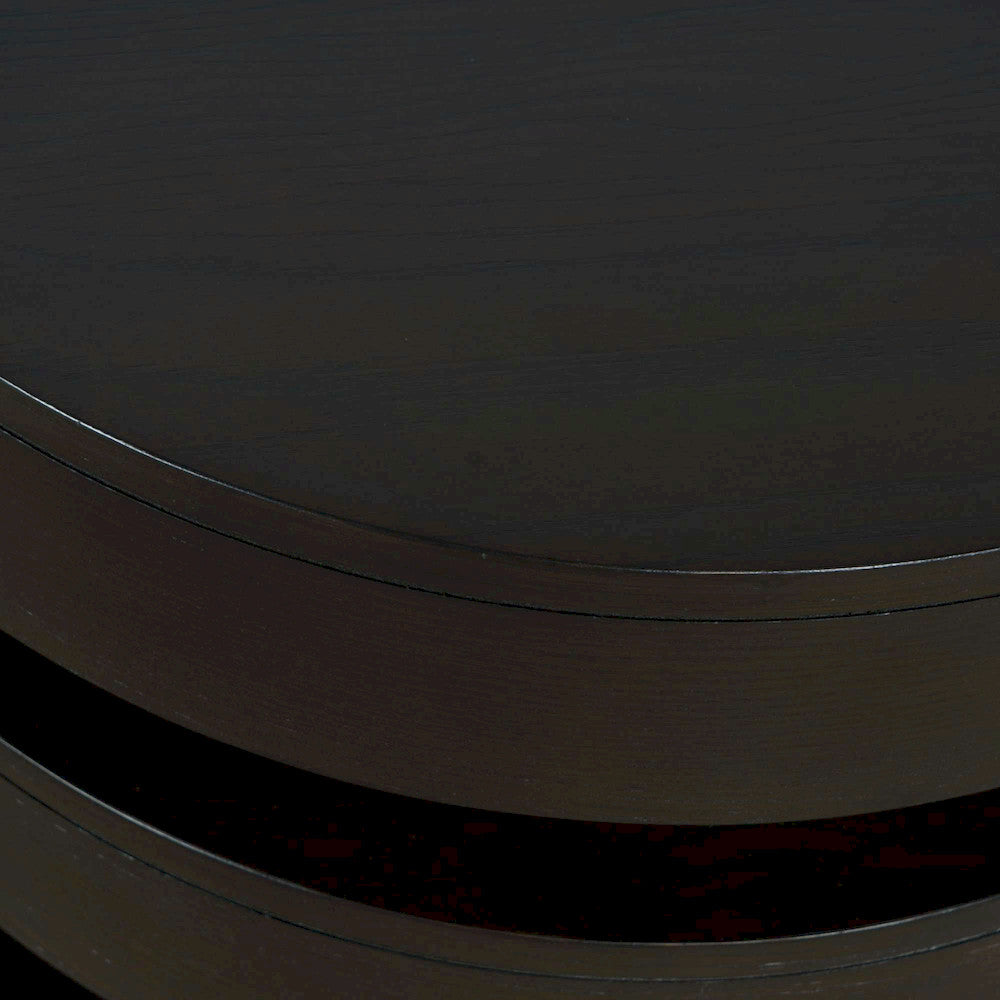 Jofran - Brix Mid-Century Modern Floating Sculpture Layered Round End Table - 2370-6ESP view 8