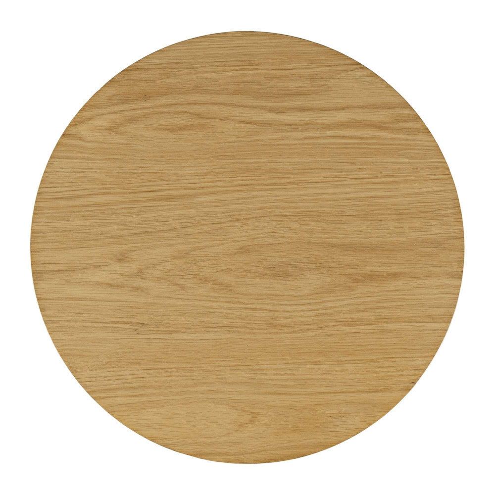 Jofran - Brix Mid-Century Modern Floating Sculpture Layered Round End Table - 2370-6OAK view 8