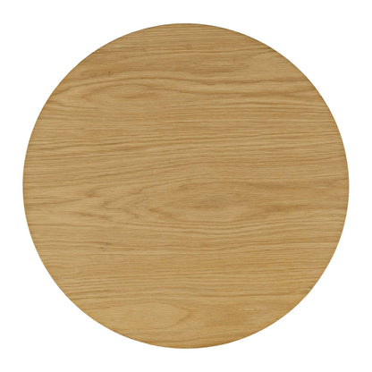 Jofran - Brix Mid-Century Modern Floating Sculpture Layered Round End Table - 2370-6OAK view 8