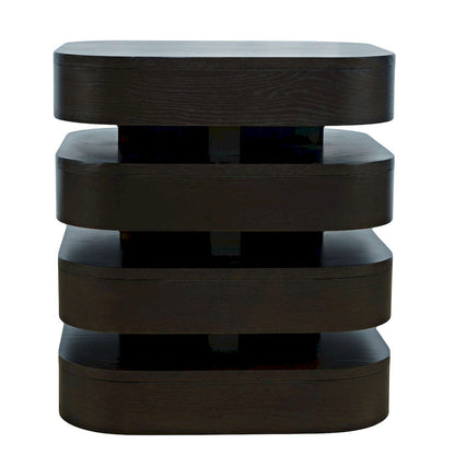 Jofran - Brix Mid-Century Modern Floating Sculpture Layered Square End Table - 2370-3ESP view 1