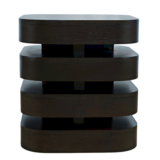 Jofran - Brix Mid-Century Modern Floating Sculpture Layered Square End Table - 2370-3ESP view 1