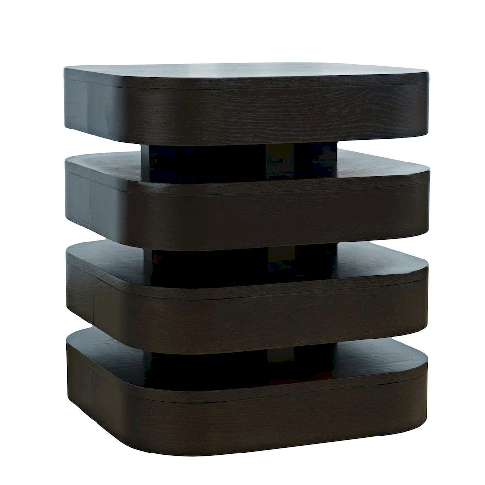 Jofran - Brix Mid-Century Modern Floating Sculpture Layered Square End Table - 2370-3ESP view 2
