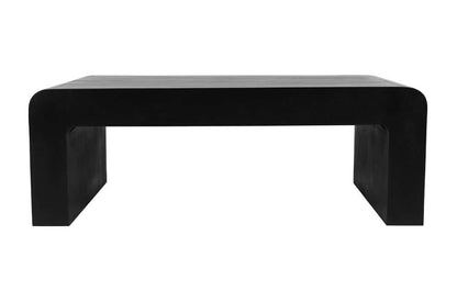 Jofran - Brooklyn 50in Mid-Century Modern Solid Wood Waterfall Curved Coffee Table - 2268-1 veiw 2