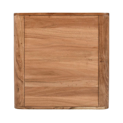 Jofran - Brooklyn Mid-Century Modern Solid Wood Square Waterfall Curved End Table - 2468-3 view 5