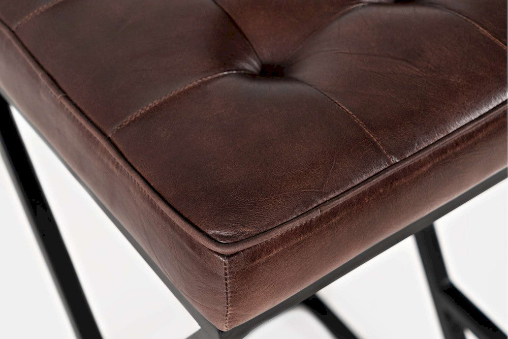 Jofran - Brooks Leather Stool - Dark Sienna - 1730-192DS view 7