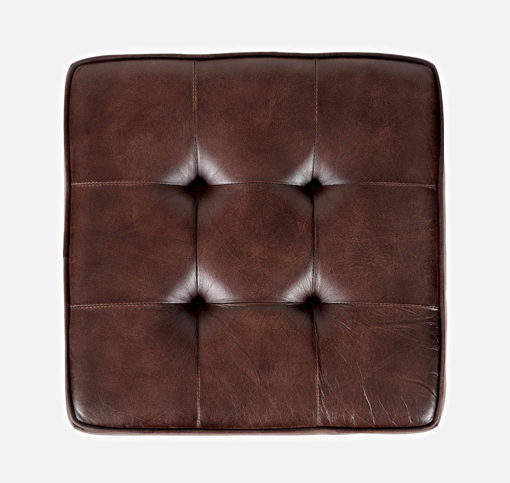 Jofran - Brooks Leather Stool - Dark Sienna - 1730-192DS view 9