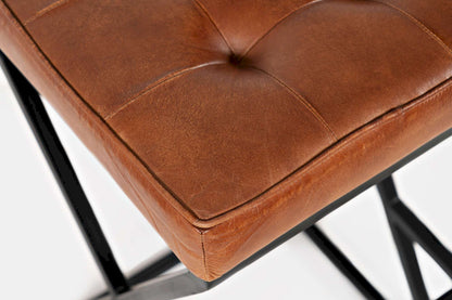 Jofran - Brooks Leather Stool - Saddle - 1730-192S view 7
