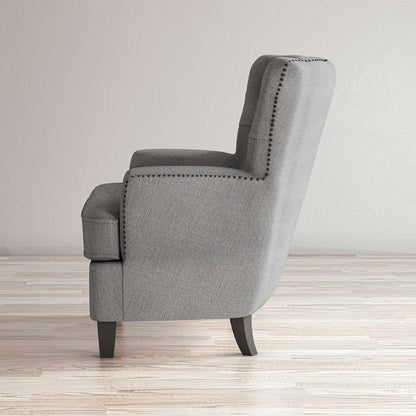 Jofran - Bryson Accent Chair - Ash - BRYSON-CH-ASH view 7